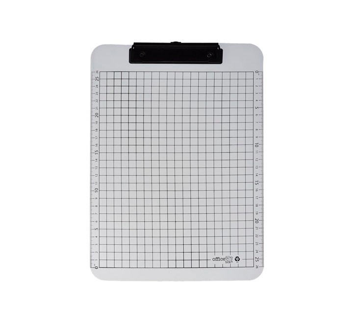 soporte con pinza a4 office box cristal 9261