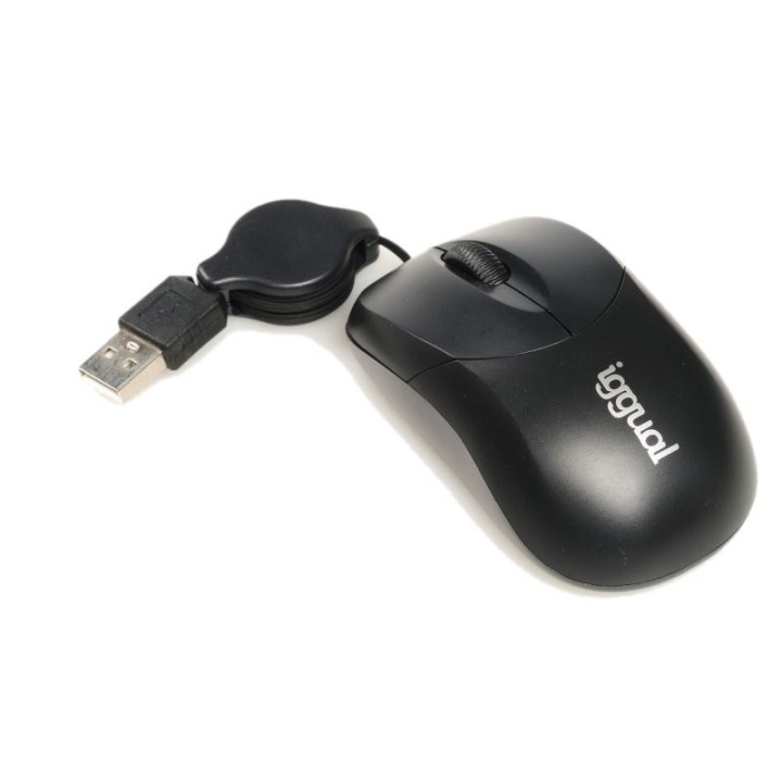 iggual rat?n retr?ctil com basic 800dpi negro