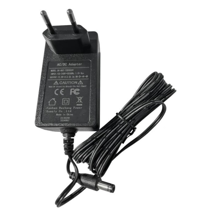 iggual adaptador corriente ac/dc 12v 3a monitor