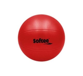 pelota poliv. rug. soft 14cm jim sports rojo 24224
