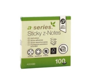 bloc notas adh. a series z notes 100h 75x75 ama