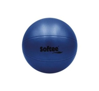 pelota poliv. rug. soft 18cm jim sports azul 24224