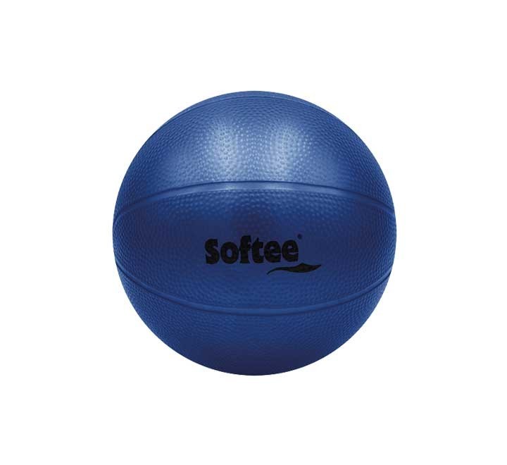 pelota poliv. rug. soft 18cm jim sports azul 24224