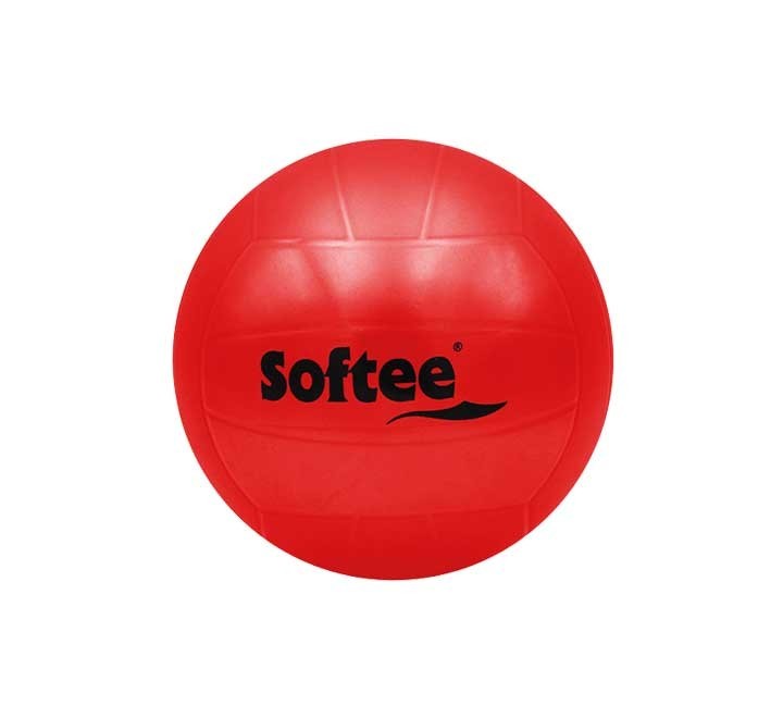 pelota polivalente lisa flexi 14cm softee rojo