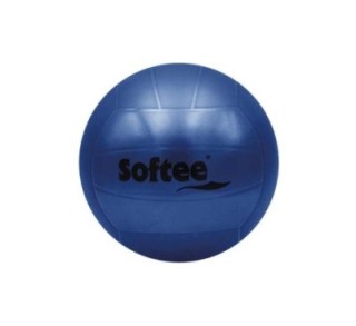 pelota polivalente lisa flexi 18cm softee azul