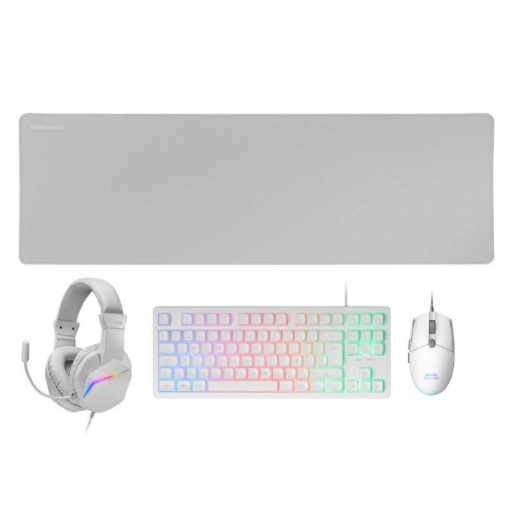 mars gaming combo gaming mcp rgb3w 4en1 blanco