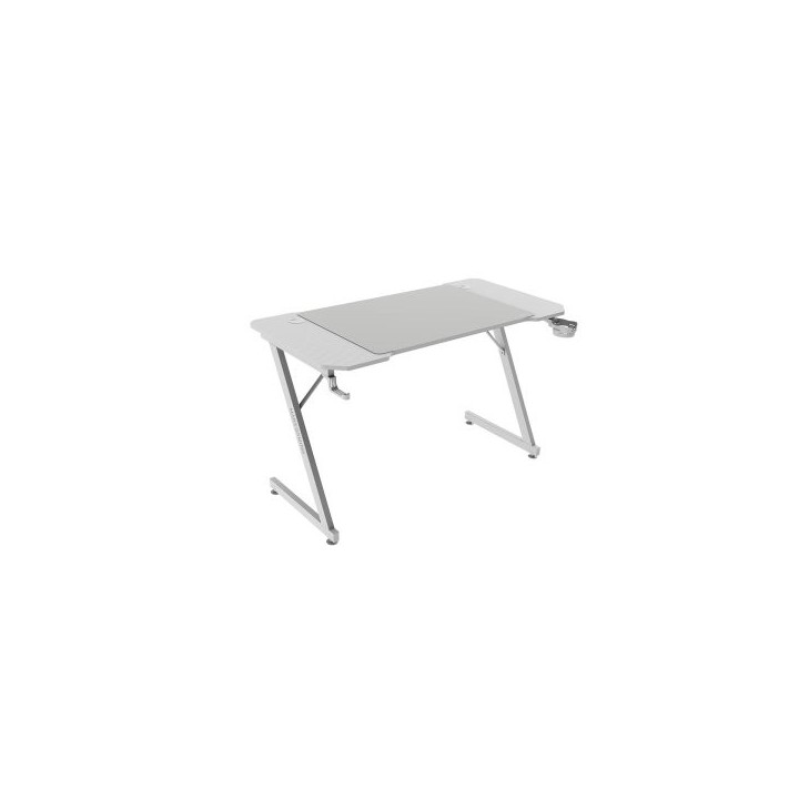 mesa mars gaming mgd x120 chasis de acero tablero blanco 120x60 diseno fibra carbono alf. xxl