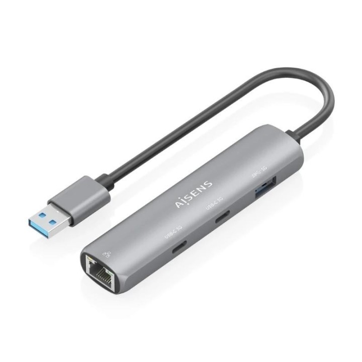 aisens usb a 3.0 dock a rj45 hub 2xusb c 1xusb a