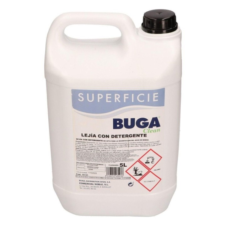 garrafa lejia c/detergente buga 5l