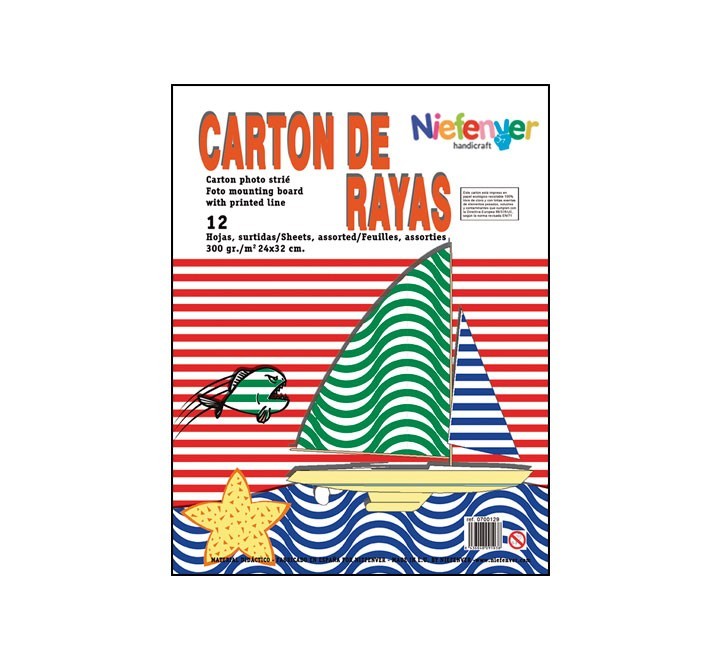 b.12u carton rayas niefenver 34x32cm 0700129