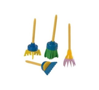 pack 4 escobillas niefenver pintura 0800102