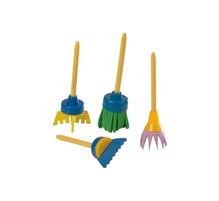 pack 4 escobillas niefenver pintura 0800102