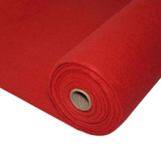 rollo fieltro 5m niefenver rojo 1000124r 5x0.45m