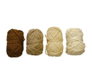 b.4un ovillos lana 8gr niefenver marron 1100101