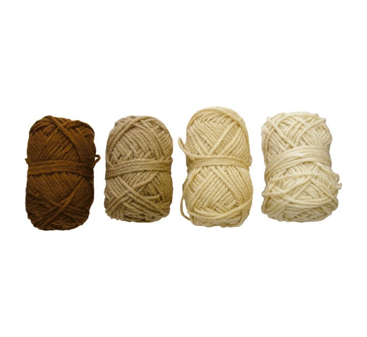 b.4un ovillos lana 8gr niefenver marron 1100101