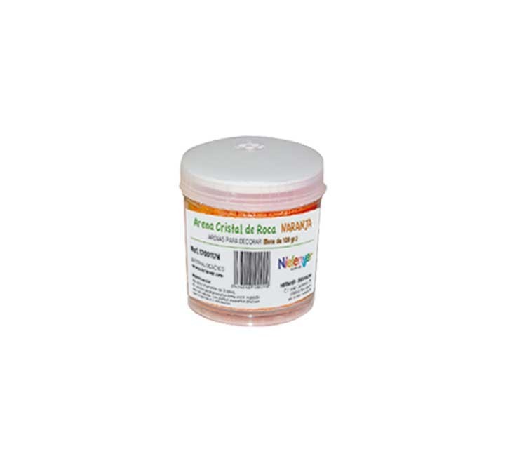 bote 100gr arena cristal roca niefenver naranja