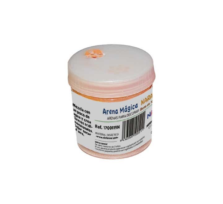 bote 100gr arena magica niefenver naranja