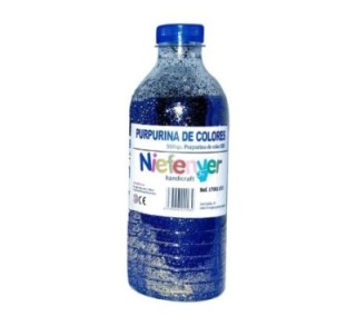 bote purpurina niefenver 550gr azul
