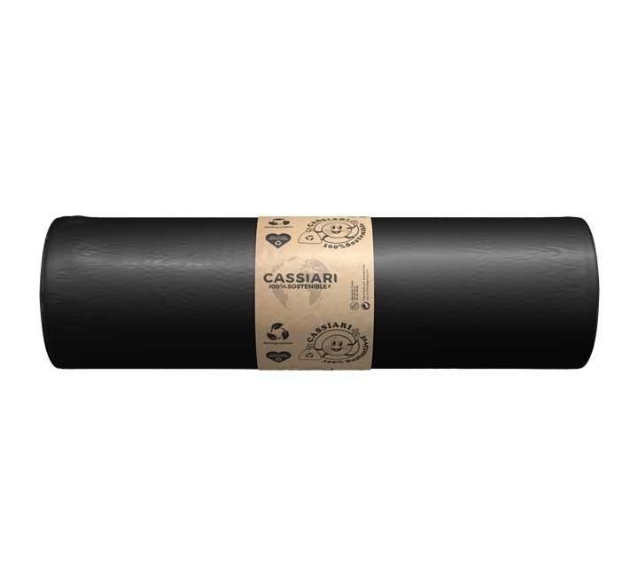 rollo 20 bolsa basura 90x120 sost negro 420040