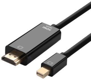 cable conversor aisens mini displayport a hdmi, mini dp/m hdmi/m negro 2mts
