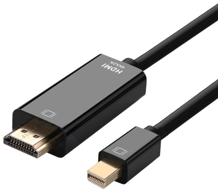 cable conversor aisens mini displayport a hdmi, mini dp/m hdmi/m negro 2mts