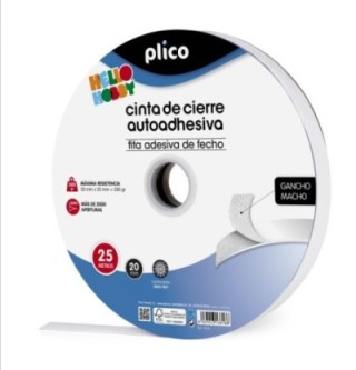 cinta autoadh. plico 20mmx25m macho