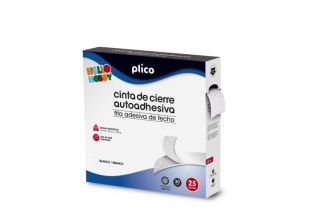cremall. textil velcro autoadh. plico 25m blanco