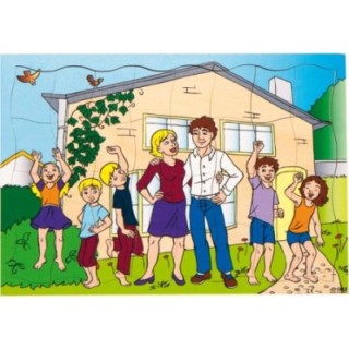 desc.  puzzle familias modernas nueva casa 32p