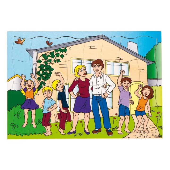 desc.  puzzle familias modernas nueva casa 32p