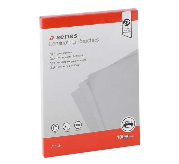 paq. 100 fundas plastificar a series 80mic a5
