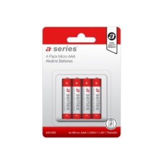 pack 4 pilas a series alcalina aaa lr03 as1592