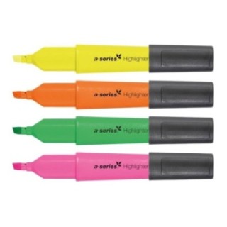 pack 4 marcad. fluorescente a series eco