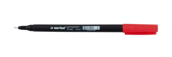 rotulador perm.  a series ohp 0.4mm rojo