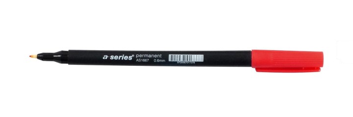rotulador perm. a series ohp 0.5mm rojo
