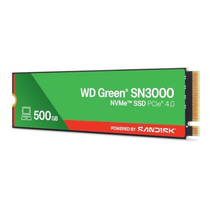 wd green sn3000 ssd 500gb pcie gen4  nvme