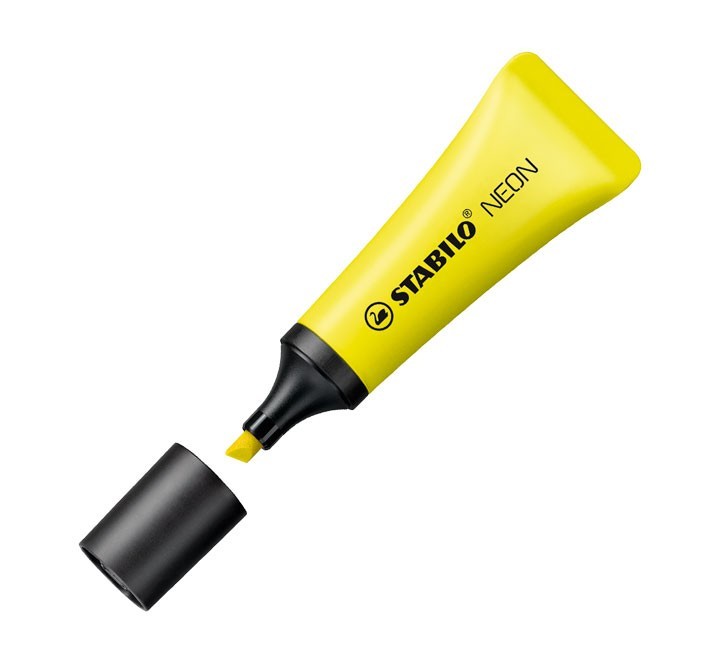 marcador fluor. stabilo boss amarillo neon 72/24