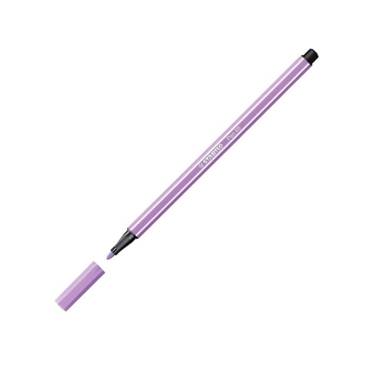 rotulador stabilo pen 68 1mm lila claro 68/59