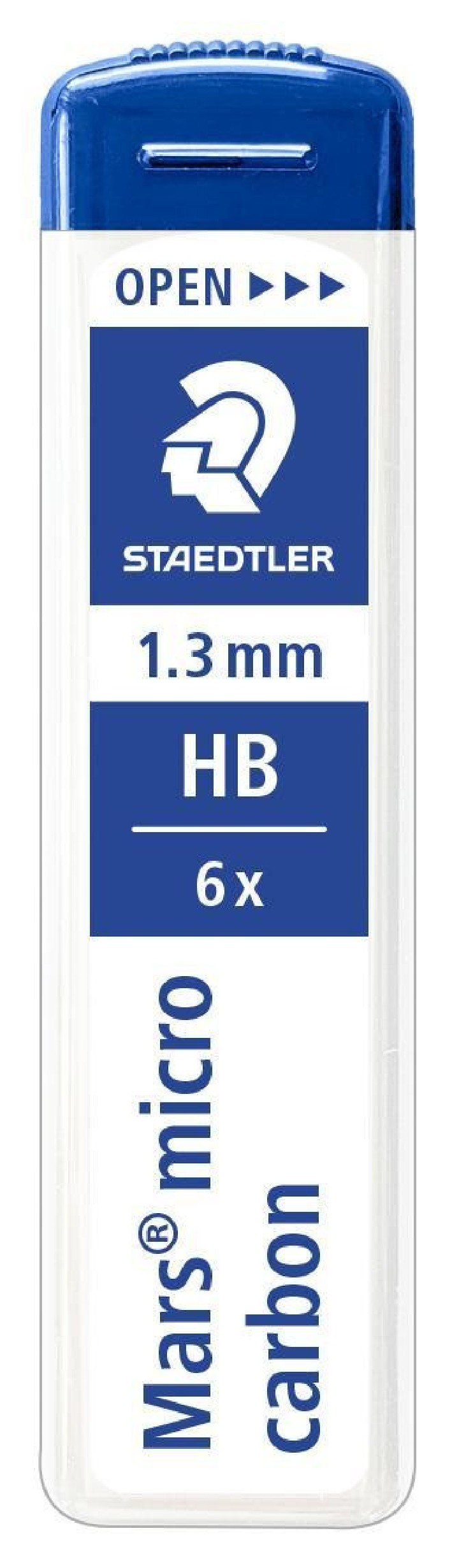 est. 6 minas staedtler mars micro 1.3 250 13 hb