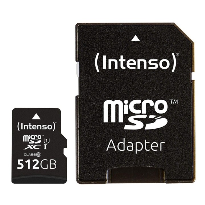 intenso 3423493 micro sd uhs i premium 512g c/adap