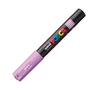 rotulador uni ball posca pc1m 0.7 lavanda