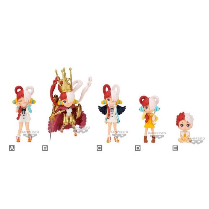 banpresto figura banpresto one piece film red world collectable figure uta collection 7cm