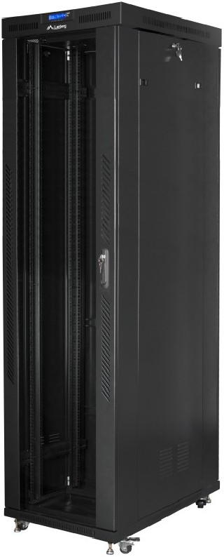 armario lanberg rack 19" 47u 800x1000 flat pack black negro
