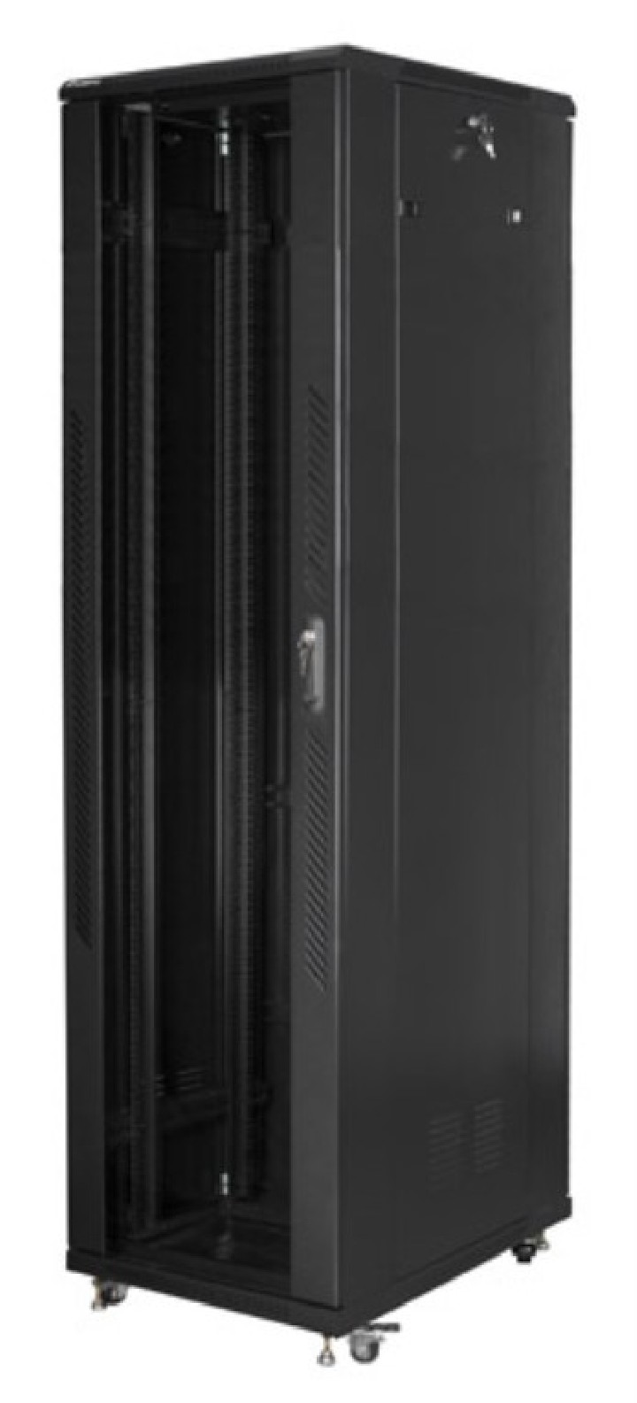 armario lanberg rack 19" 37u 800x800 flat pack black negro