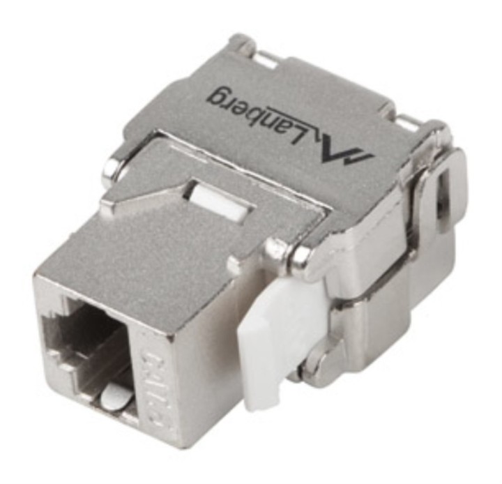 conector keystone lanberg toolless rj45 a lsa cat.6 ftp 180 grados