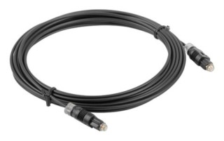 cable toslink lanberg optico audio digital 1m negro