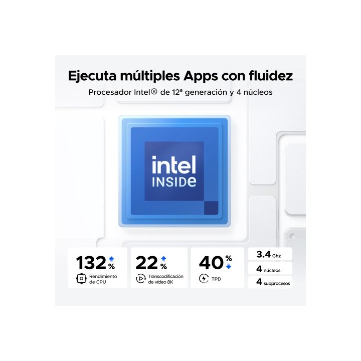 ugreen ugreen nasync dxp2800 nas system 2 bay compacto intel n n100 8 gb ddr5 0 tb ugos pro negro