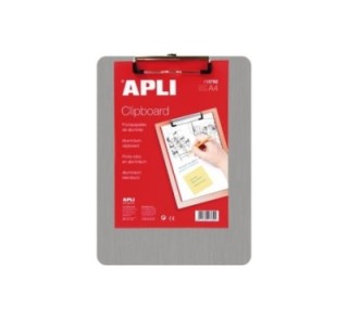 clipboard apli a4 aluminio c/clip 13782