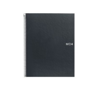 cuad. notebook 4 miquel rius grafito a4 160h liso