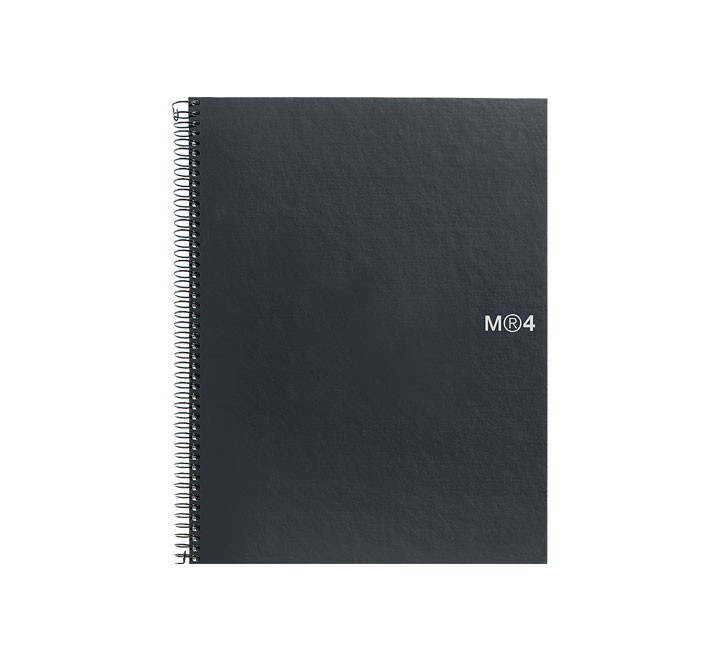 cuad. notebook 4 miquel rius grafito a4 160h liso