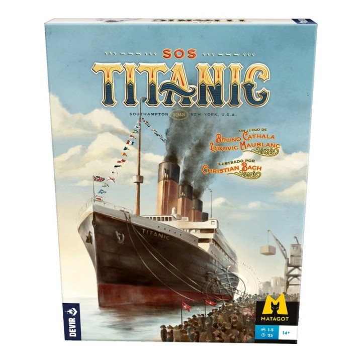 devir juego de mesa sos titanic